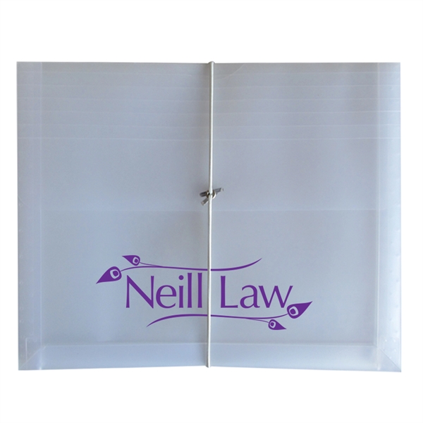 Translucent side-open envelope with a 3" gusset, two 1.5" pockets which... from ASI 52541 Epoly Corp