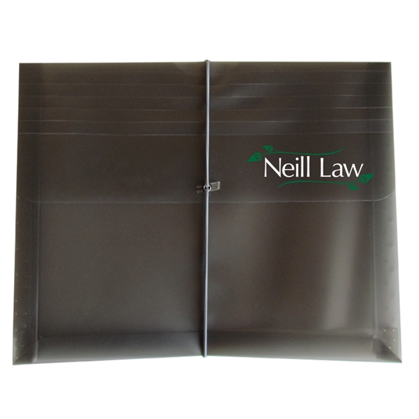 Translucent side-open envelope with a 3" gusset, two 1.5" pockets which... from ASI 52541 Epoly Corp