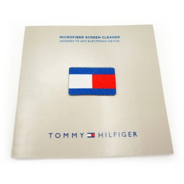 1" x 1" microfiber screen cleaning cloth with adhesive to attach... from ASI 30250 AZX Sport USA