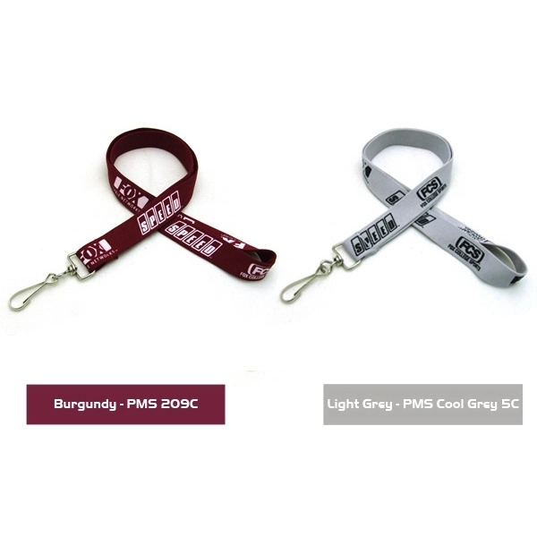 35" polyester tubular lanyard with choice of hardware. Next Day Service.... from ASI 30250 AZX Sport USA