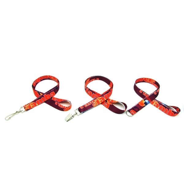 35" polyester lanyard with choice of attachment hardware. 3-Day service. Assembled... from ASI 30250 AZX Sport USA
