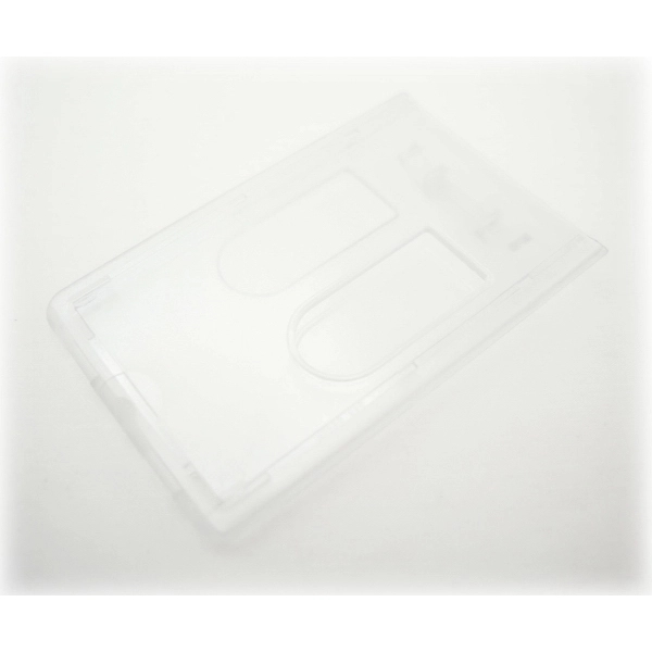 2 3/4" x 4" hard plastic badge holder. Assembled in the... from ASI 30250 AZX Sport USA