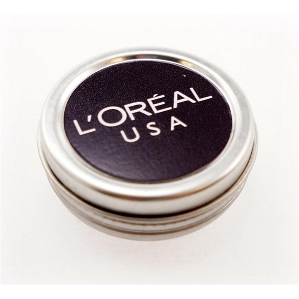 1.5" x 0.5 aluminum tin of SPF 15 lip balm. Assembled... from ASI 30250 AZX Sport USA