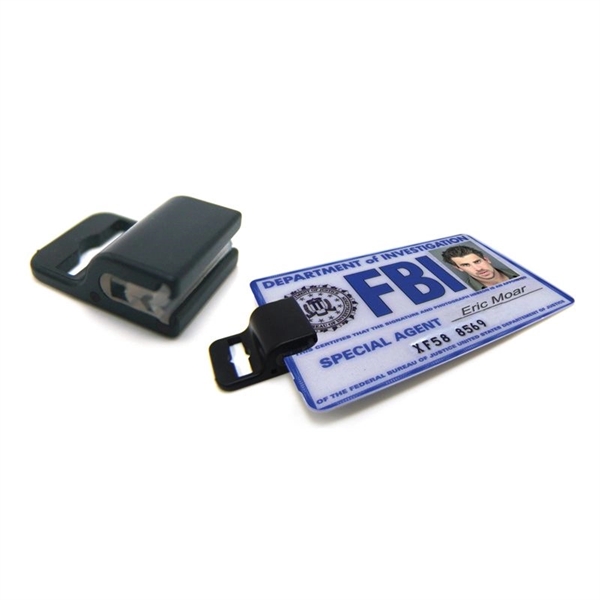 Rectangular government identification clip for slotless badges and cards. Assembled in... from ASI 30250 AZX Sport USA