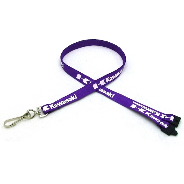 35" long polyester lanyard with bulldog clip and sublimated imprint.... from ASI 30250 AZX Sport USA