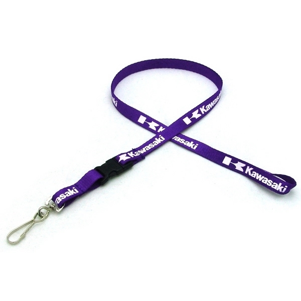 35" long polyester lanyard with bulldog clip and sublimated imprint.... from ASI 30250 AZX Sport USA