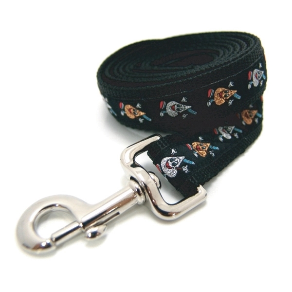 6' webbed nylon pet leash with woven imprint. Assembled in the... from ASI 30250 AZX Sport USA