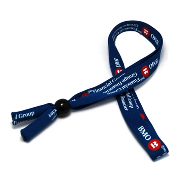 20" x 5/8" tubular knit polyester sunglasses strap with adjustable bead.... from ASI 30250 AZX Sport USA
