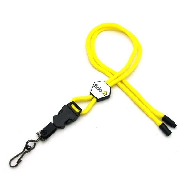 3/8" x 35" polyester lanyard with epoxy dome, polyester lanyard and... from ASI 30250 AZX Sport USA