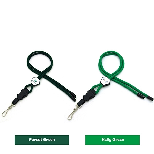 3/8" x 35" polyester lanyard with epoxy dome, polyester lanyard and... from ASI 30250 AZX Sport USA