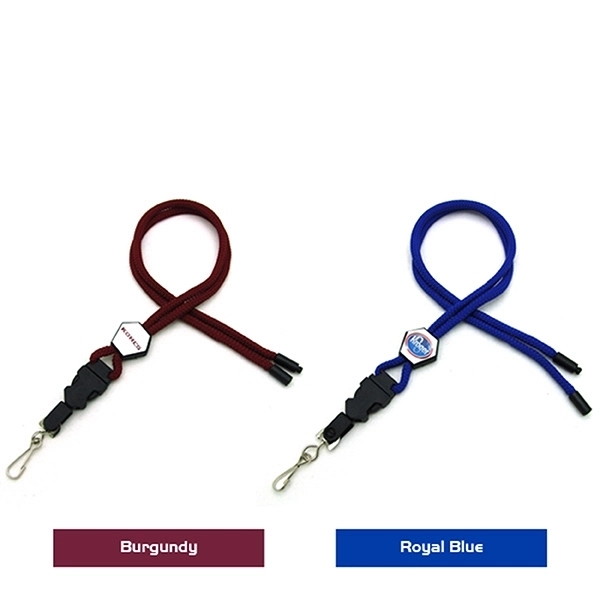 3/8" x 35" polyester lanyard with epoxy dome, polyester lanyard and... from ASI 30250 AZX Sport USA