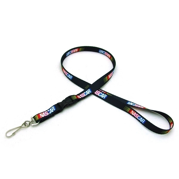 35" x 3/8" soft polyester lanyard with detachable buckle hardware and... from ASI 30250 AZX Sport USA