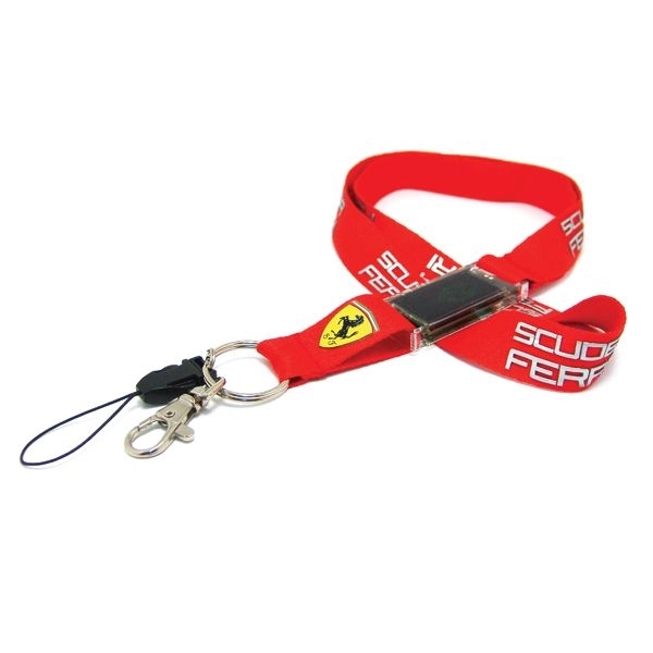 35" x 1" polyester lanyard with 3D raised ink imprint. Assembled... from ASI 30250 AZX Sport USA