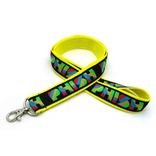 35" x 1" polyester lanyard with woven imprint and choice of... from ASI 30250 AZX Sport USA