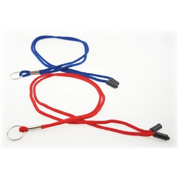 35" x 1/16" rope-style polyester 911 lanyard with J-hook hardware.... from ASI 30250 AZX Sport USA