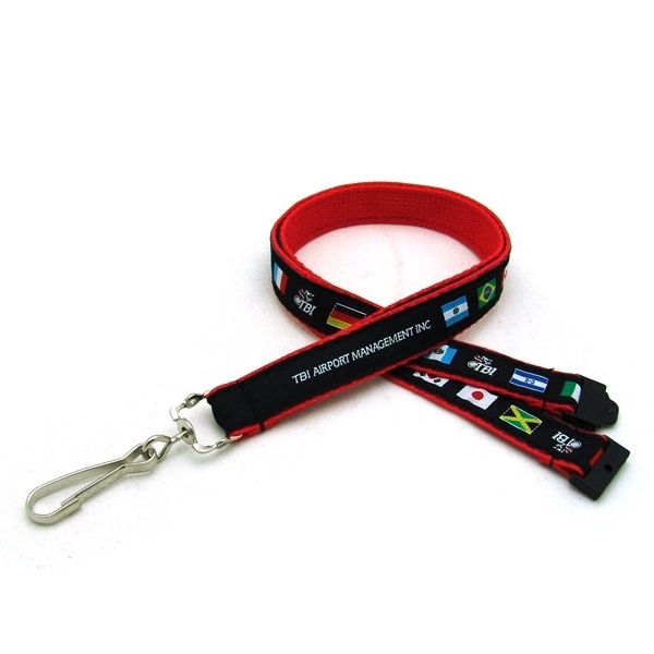35" x 3/4" polyester lanyard with detachable buckle... from ASI 30250 AZX Sport USA