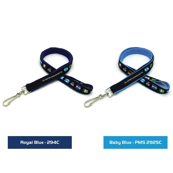 35" x 3/4" polyester lanyard with detachable buckle... from ASI 30250 AZX Sport USA