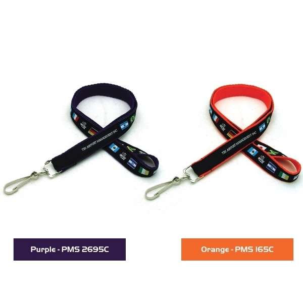 35" x 3/4" polyester lanyard with detachable buckle... from ASI 30250 AZX Sport USA