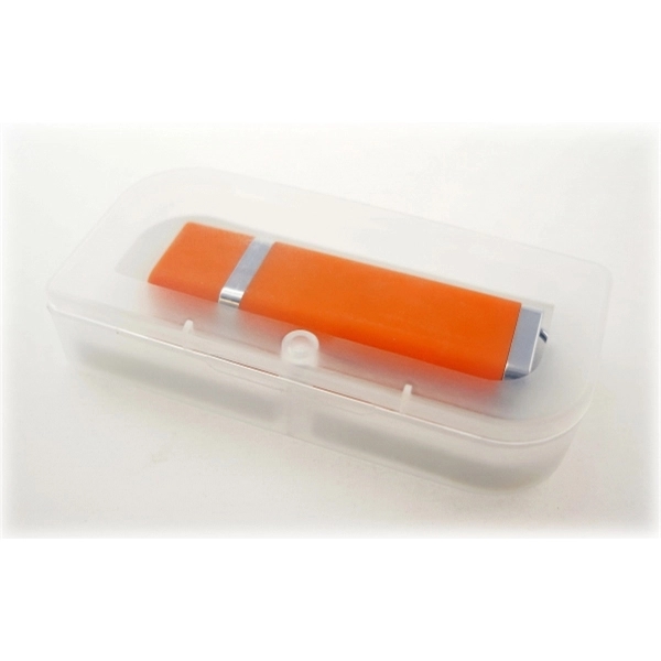 Clear plastic packaging for USB drives with secure magnetic closure.... from ASI 30250 AZX Sport USA
