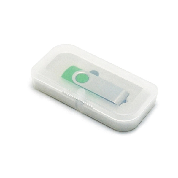 Clear plastic packaging for USB drives with secure magnetic closure.... from ASI 30250 AZX Sport USA