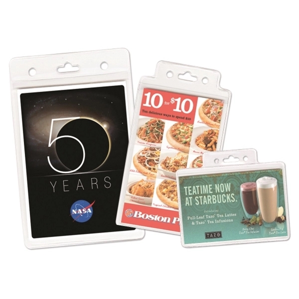 3 3/8" x 2 1/4" stock paper lanyard insert. Assembled in... from ASI 30250 AZX Sport USA