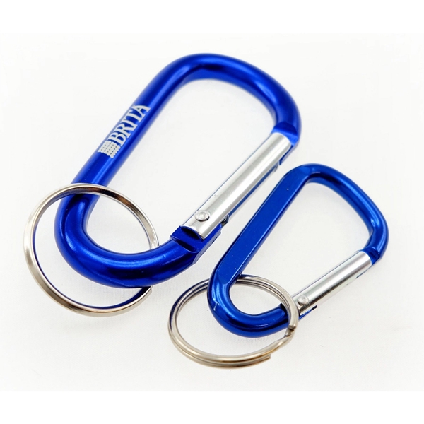 2.25" x 1.5" anodized aluminum carabiner clip and split ring. 3-Day... from ASI 30250 AZX Sport USA