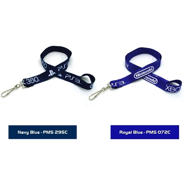 35" flat lanyard with choice of hardware and silkscreened imprint. Assembled... from ASI 30250 AZX Sport USA