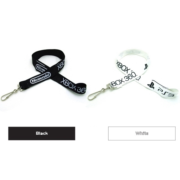 35" flat lanyard with choice of hardware. Next Day Service. Assembled... from ASI 30250 AZX Sport USA