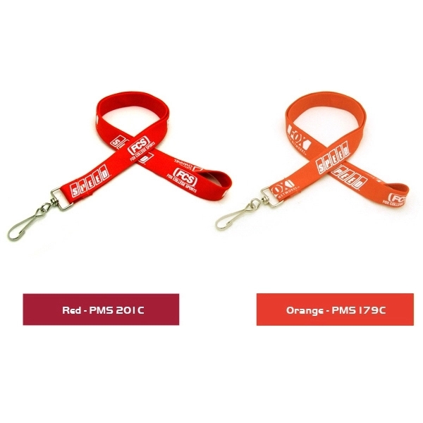 35" tubular polyester lanyard with choice of hardware. 3-Day Service.... from ASI 30250 AZX Sport USA