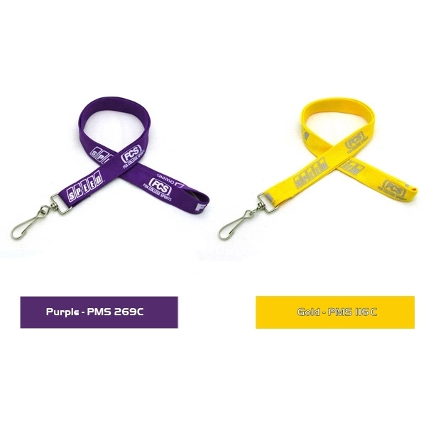 35" tubular polyester lanyard with choice of hardware. 3-Day Service.... from ASI 30250 AZX Sport USA