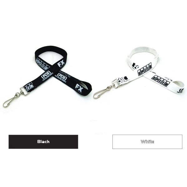 35" tubular polyester lanyard with choice of hardware. 3-Day Service.... from ASI 30250 AZX Sport USA