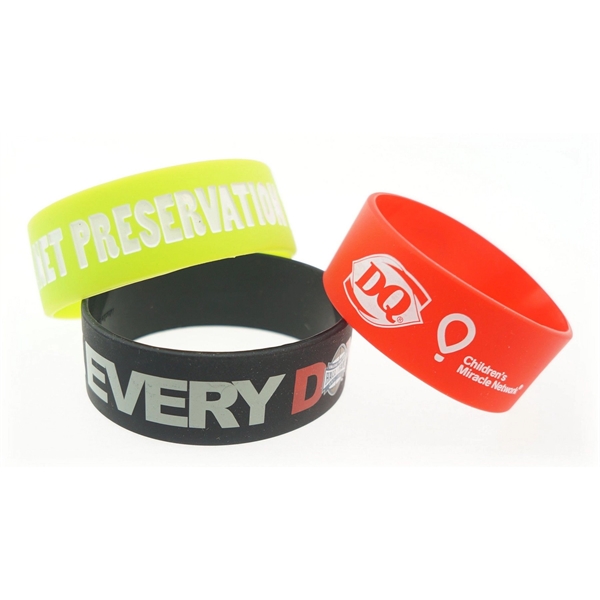 7" or 8" x 1" recycled silicone wristband. Assembled in the... from ASI 30250 AZX Sport USA