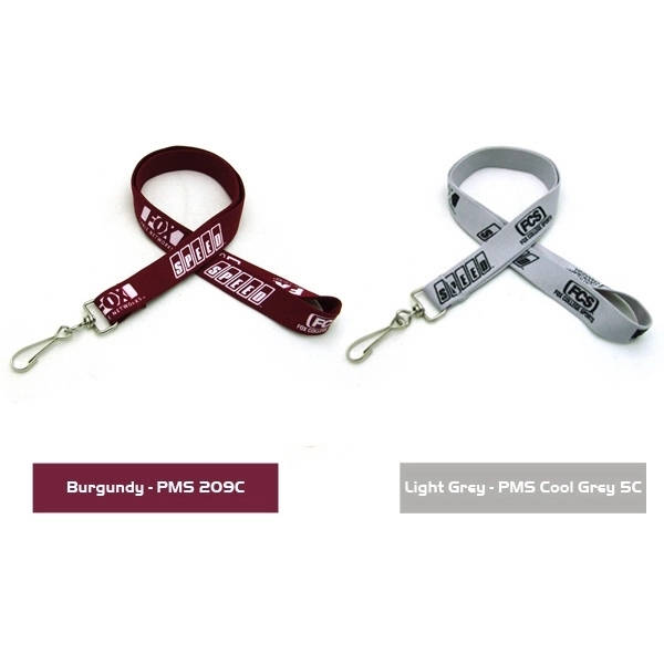 35" x 3/4" polyester tubular lanyard with assorted attachments and silkscreen... from ASI 30250 AZX Sport USA