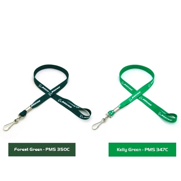 35" x 1/2" polyester flat lanyards with detached buckle hardware. Assembled... from ASI 30250 AZX Sport USA