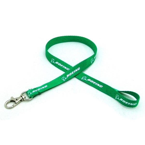 35" x 1/2" polyester flat lanyards with detached buckle hardware. Assembled... from ASI 30250 AZX Sport USA