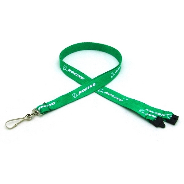 35" x 1/2" polyester flat lanyards with detached buckle hardware. Assembled... from ASI 30250 AZX Sport USA