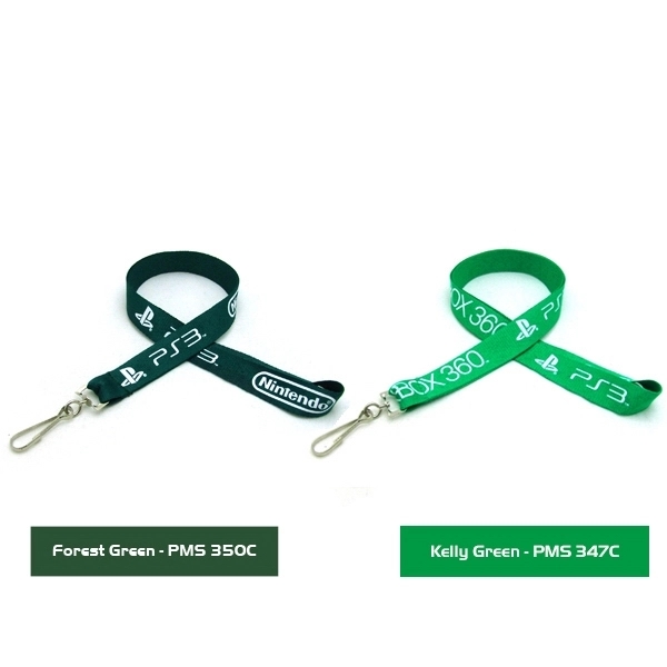 35" x 3/4" polyester lanyard with assorted attachments and woven imprint.... from ASI 30250 AZX Sport USA