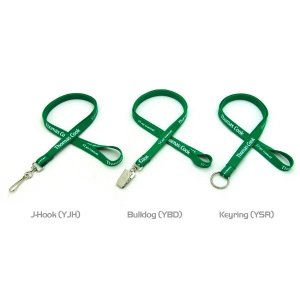 35" x 1/2" polyester tubular lanyard with detachable buckle closure. Assembled... from ASI 30250 AZX Sport USA