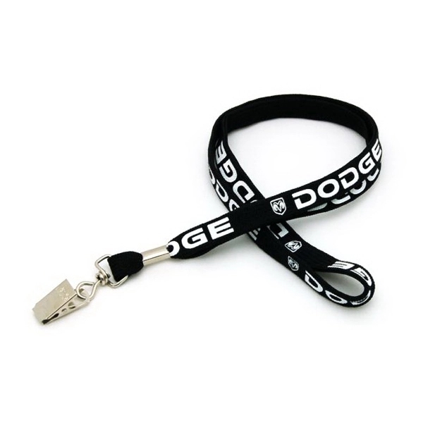 35" polyester tubular lanyard with bulldog-style clip.... from ASI 30250 AZX Sport USA