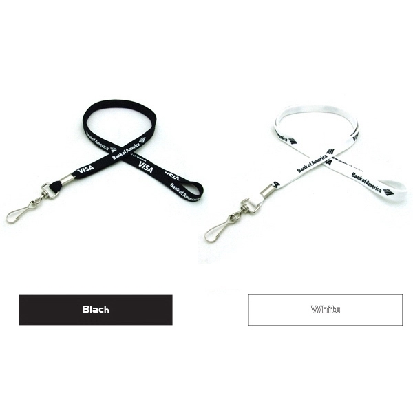 35" x 1" polyester lanyard with assorted attachments and woven imprint.... from ASI 30250 AZX Sport USA
