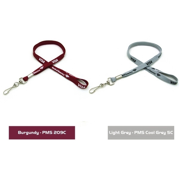 35" x 1" polyester tubular lanyard with assorted attachments and silkscreen... from ASI 30250 AZX Sport USA