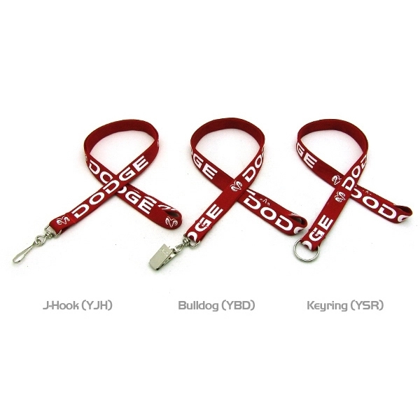 35" long 5/8" thick polyester tubular lanyard with your choice of... from ASI 30250 AZX Sport USA