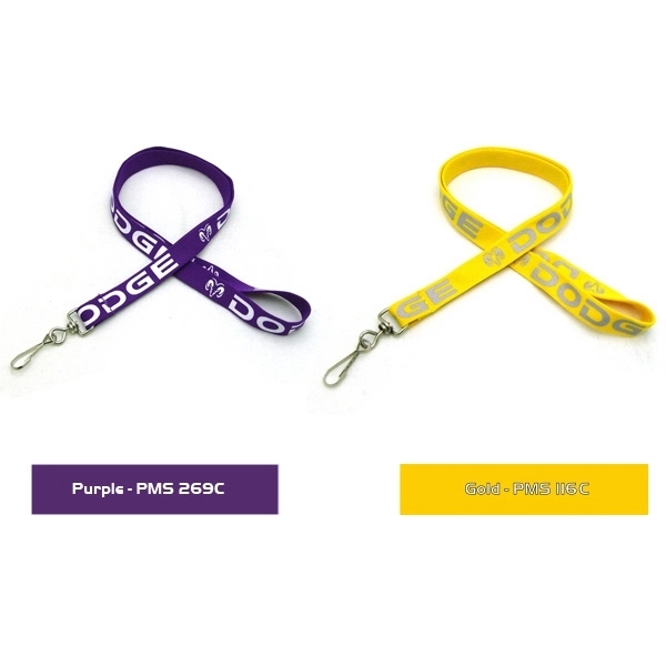 35" long 5/8" thick polyester tubular lanyard with your choice of... from ASI 30250 AZX Sport USA