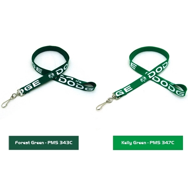 35" long 5/8" thick polyester tubular lanyard with your choice of... from ASI 30250 AZX Sport USA