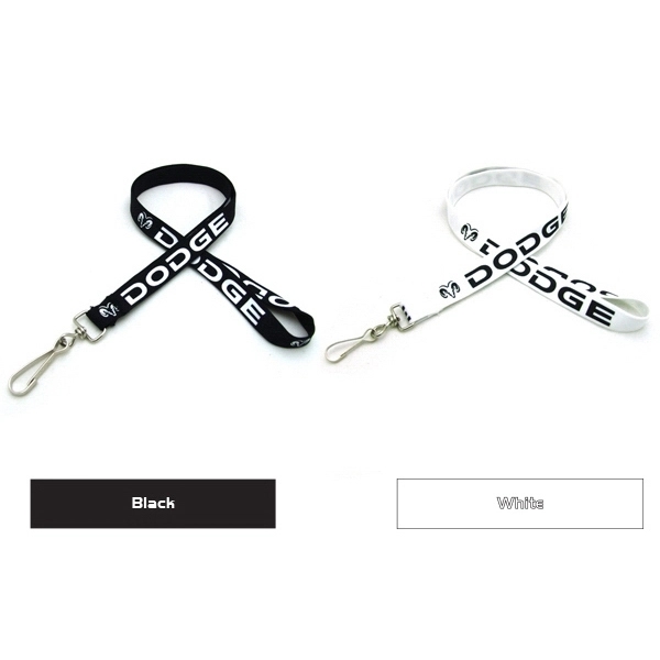 35" long 5/8" thick polyester tubular lanyard with your choice of... from ASI 30250 AZX Sport USA