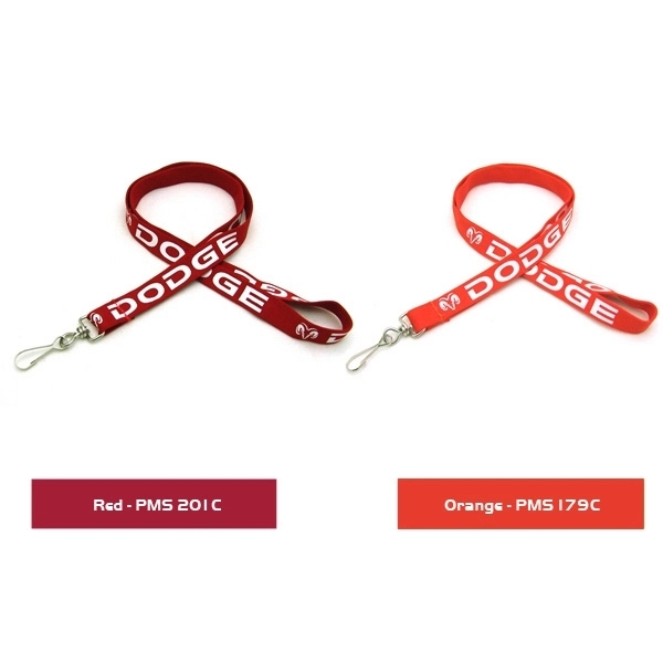 35" x 5/8" polyester tubular lanyard with assorted attachments and silkscreen... from ASI 30250 AZX Sport USA