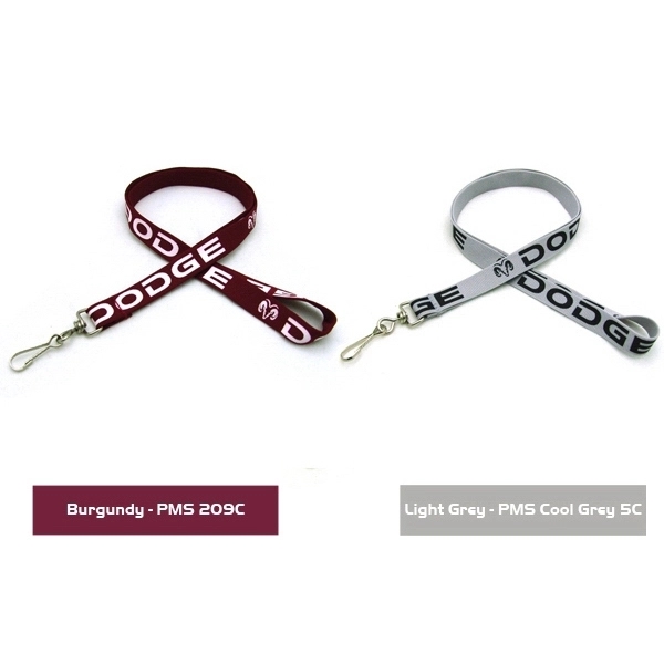 35" x 5/8" polyester tubular lanyard with assorted attachments and silkscreen... from ASI 30250 AZX Sport USA