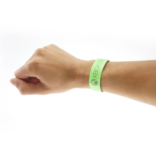 10" x 0.75" single-use Tyvek wristbands. Assembled in the USA.... from ASI 30250 AZX Sport USA