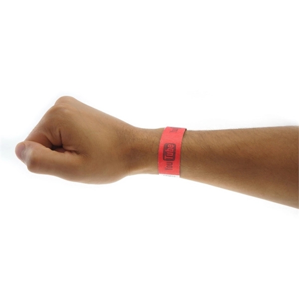 10" x 0.75" single-use Tyvek wristbands. Assembled in the USA.... from ASI 30250 AZX Sport USA