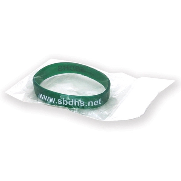 7" or 8" x .5" recycled silicone wristbands.... from ASI 30250 AZX Sport USA